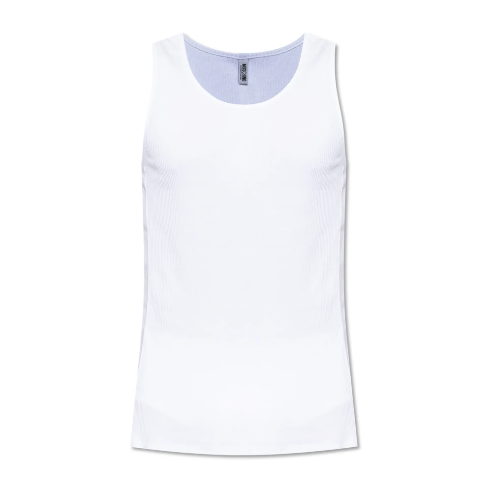 Moschino Mouwloze top uit de ondergoedlijn White Heren