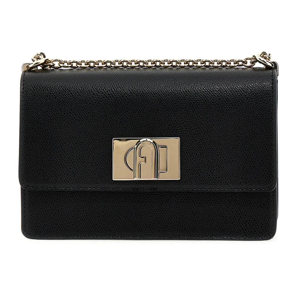 Furla , Cross Body Bags, Female, Black, One Size, Black Crossbody Or Shoulder Bag - Image 4