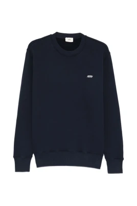 Cotton Crewneck Sweatshirt med Logo