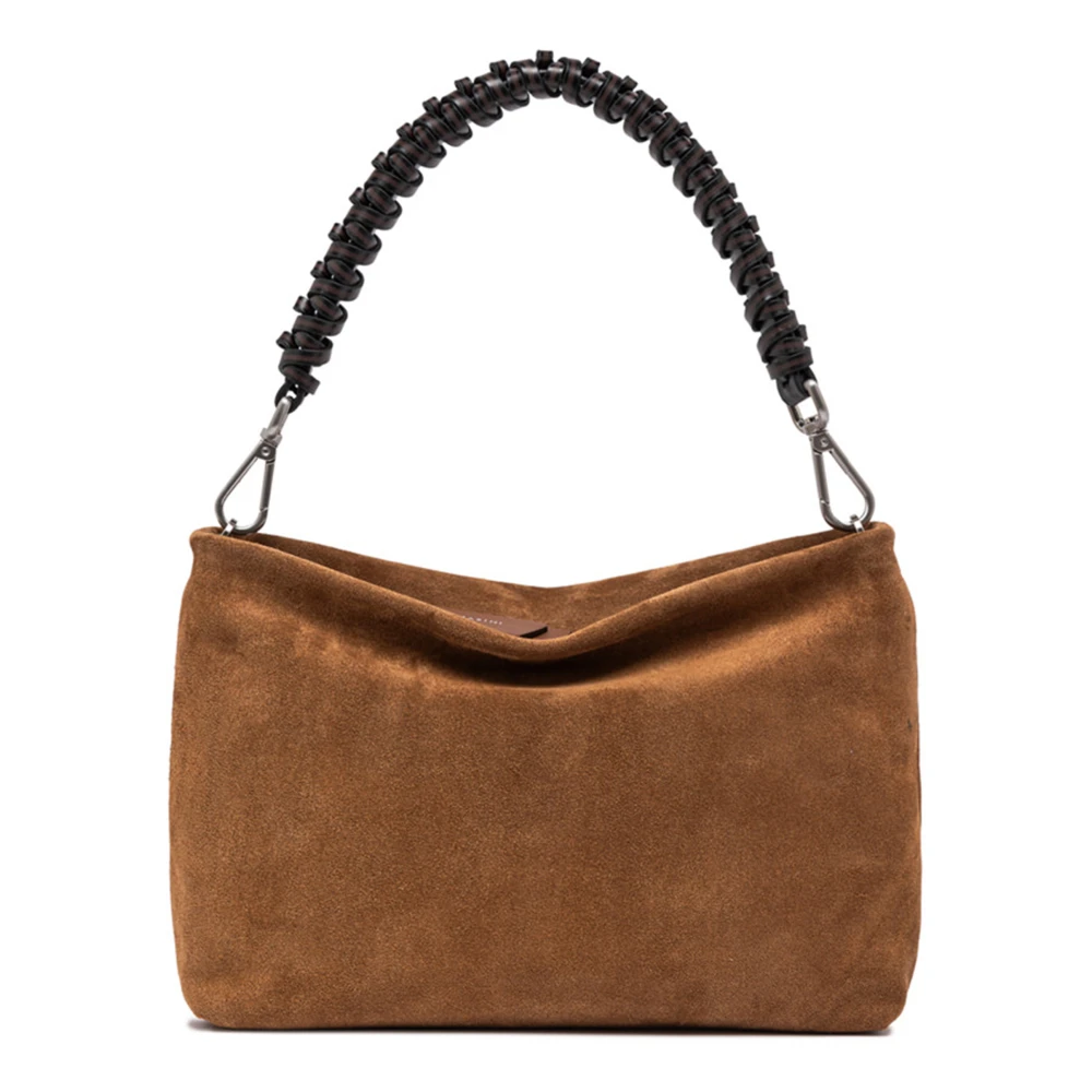 Gianni Chiarini Cognac Brenda Läder Crossbody Väska Brown, Dam