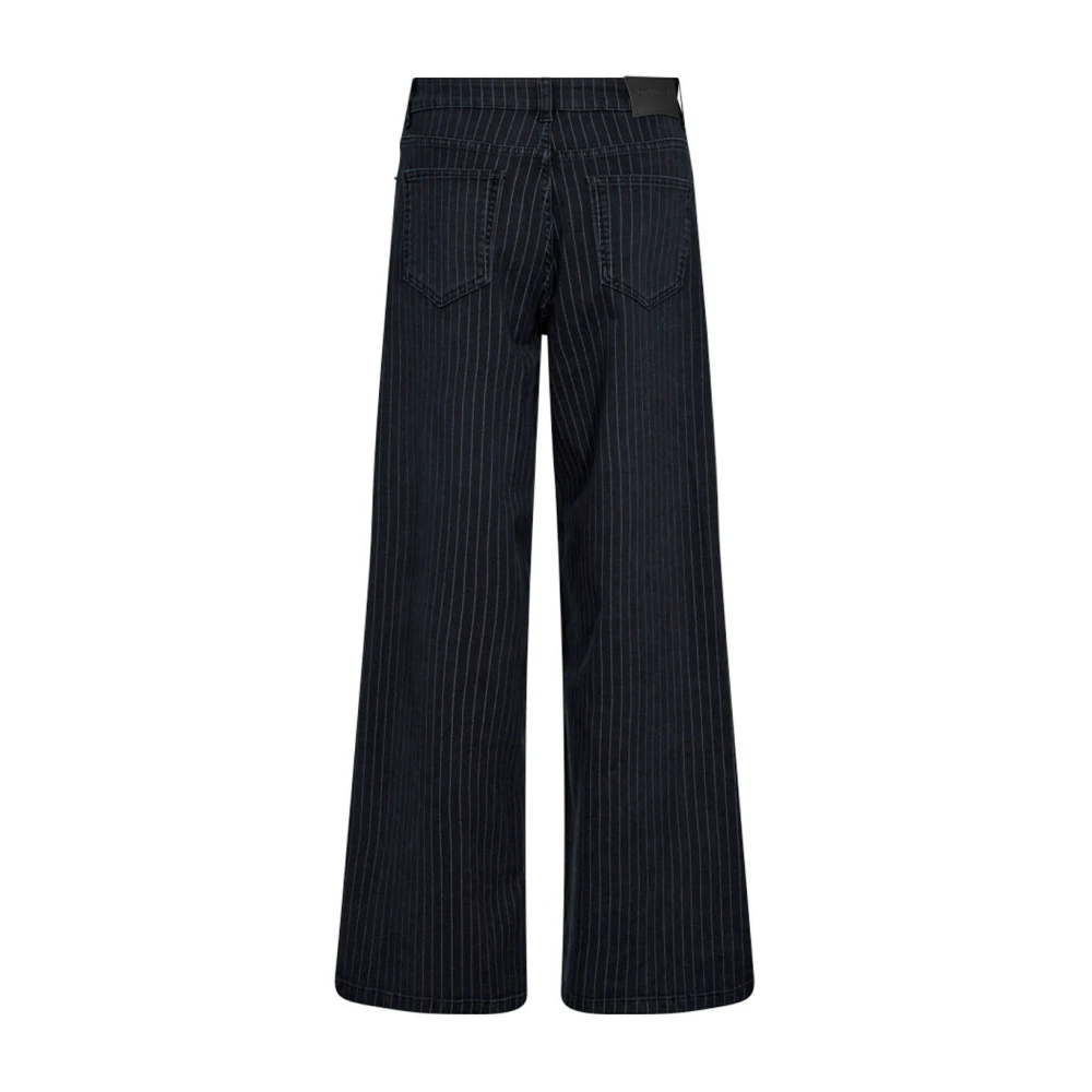 Co'Couture Wide Long Jeans Black Dames