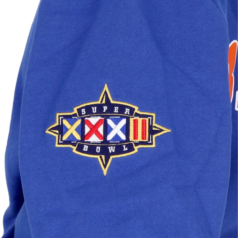 Mitchell & Ness Denver Broncos NFL Hoodie Blue Heren