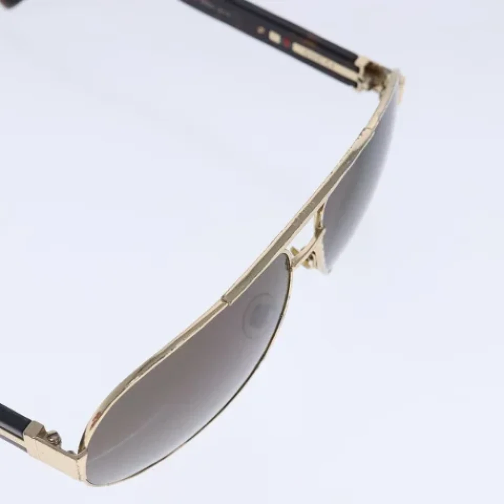 Gucci Vintage Pre-owned Metal sunglasses Brown Heren