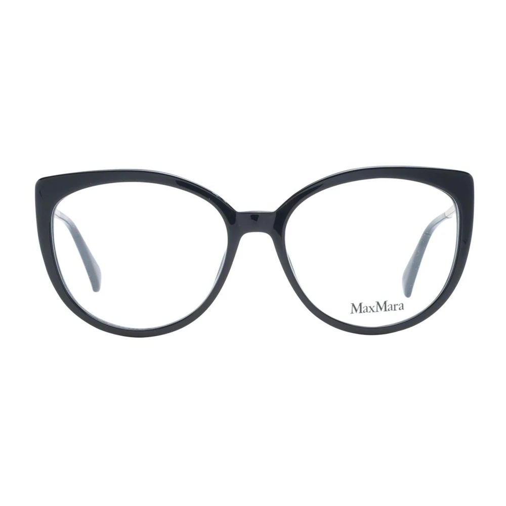Max Mara Stijlvolle Cat Eye Optische Monturen Black Dames