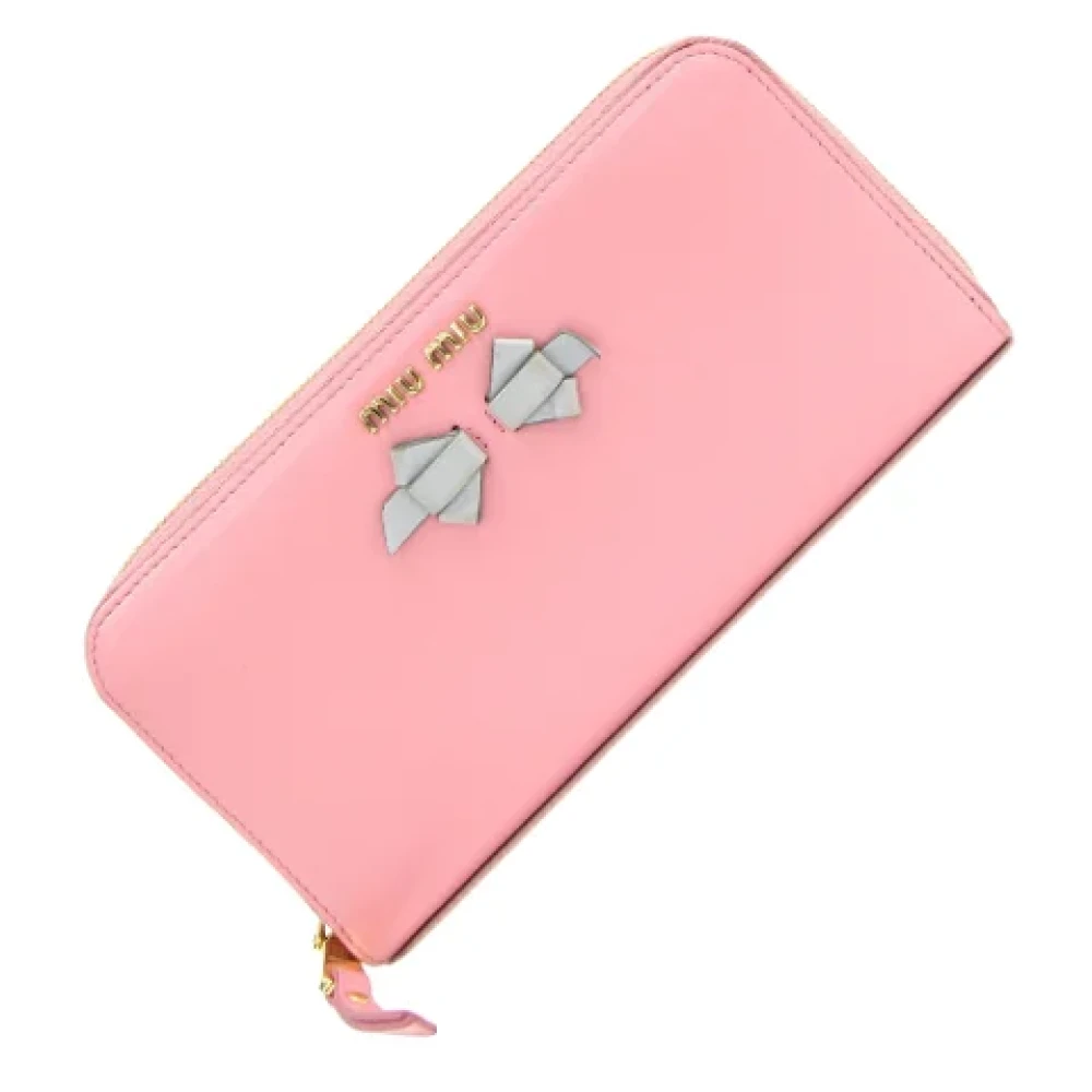 Pre-owned > Pre-owned Accessories > Pre-owned Wallets - - Miu Miu Pre-owned - Modalova