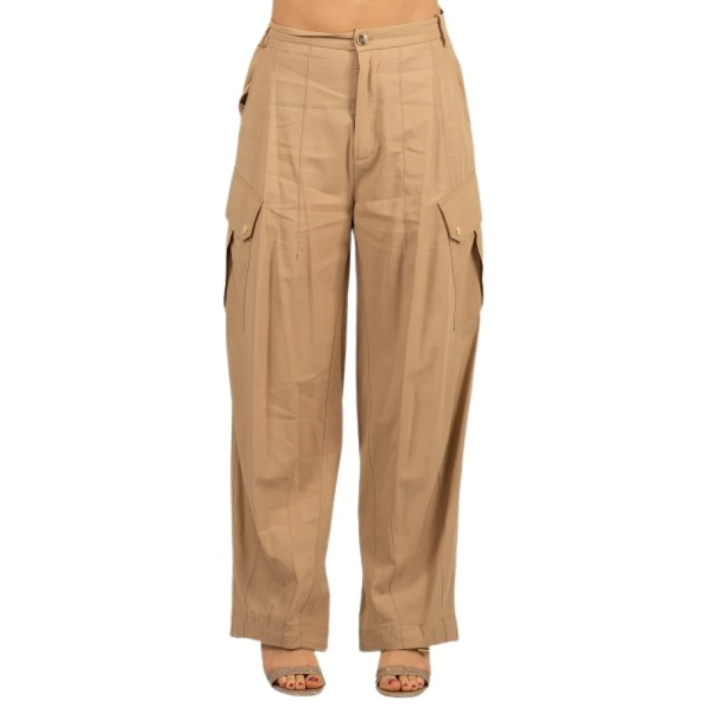 Pinko Donna Marrone - Wide Pantaloni - Trousers - M