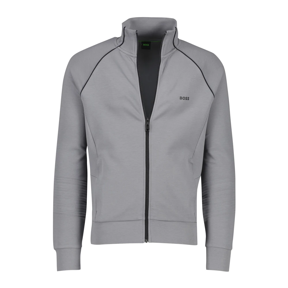 Hugo Boss Grijze Sweater Stijlvolle Casual Kleding Gray Heren