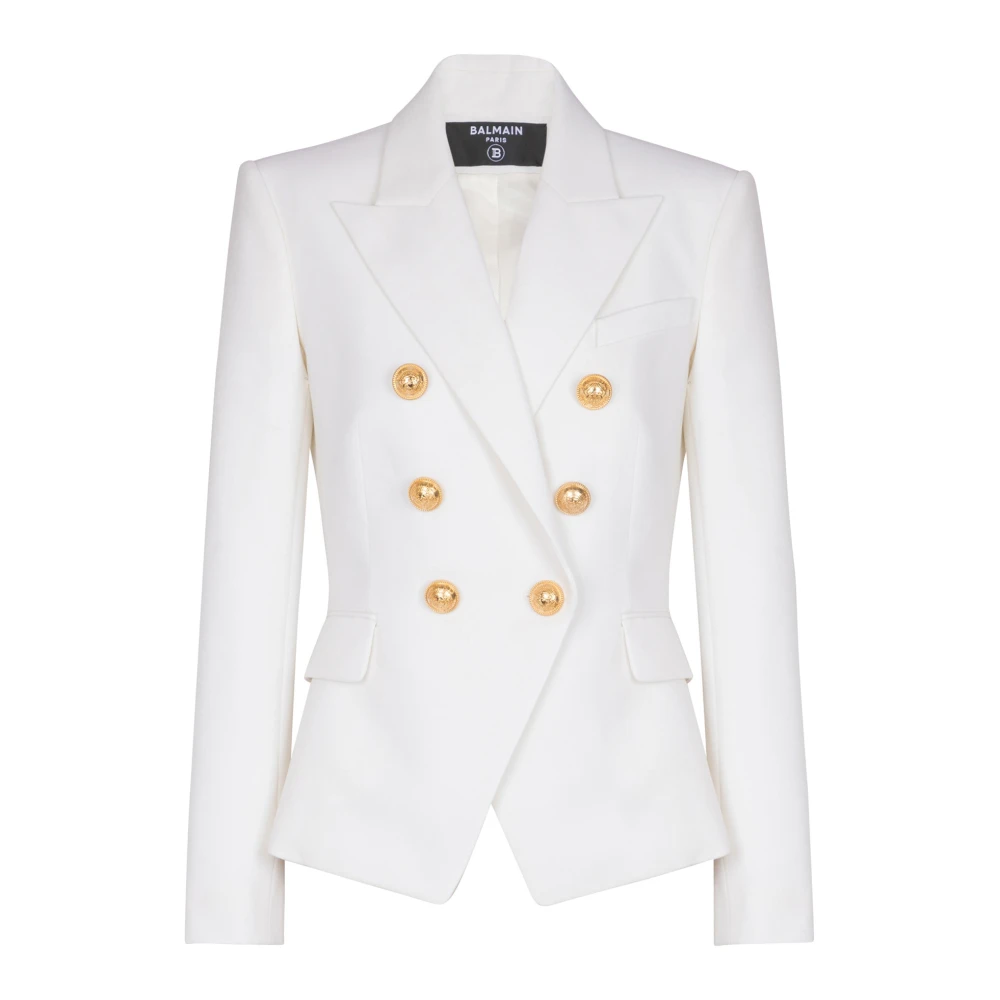 Balmain Blazers White Dames