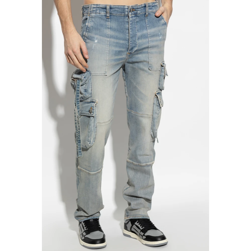 Amiri Pocket Jeans Blue Heren