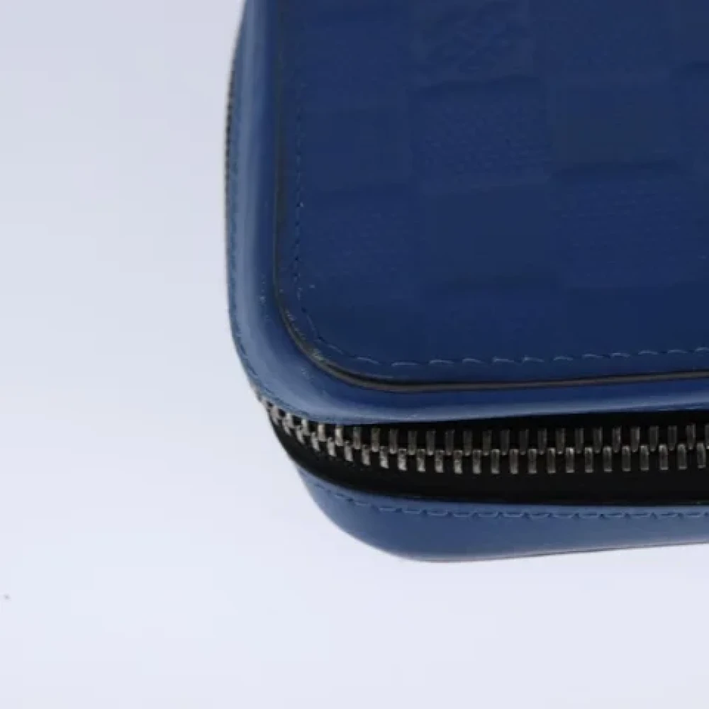 Louis Vuitton Vintage Pre-owned Leather clutches Blue Dames