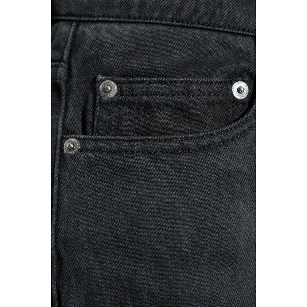 Ami Paris Wide-Leg Jeans Gray Dames