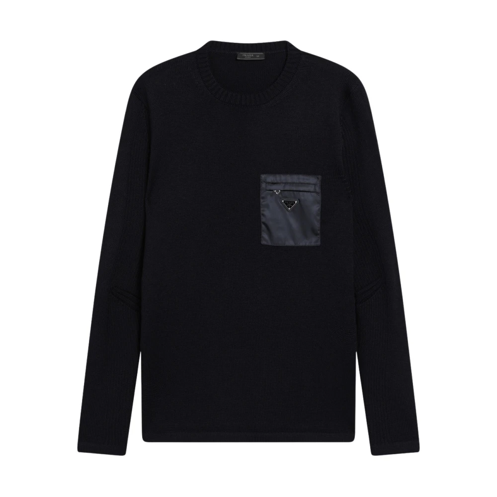 Prada , Herren, Strickwaren, Schwarzk, Xl