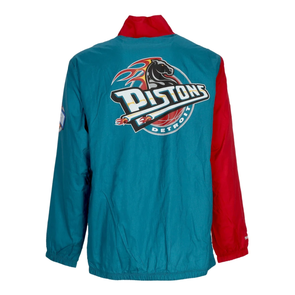 Mitchell & Ness NBA Retro Windbreaker Detroit Pistons Viering Multicolor Heren