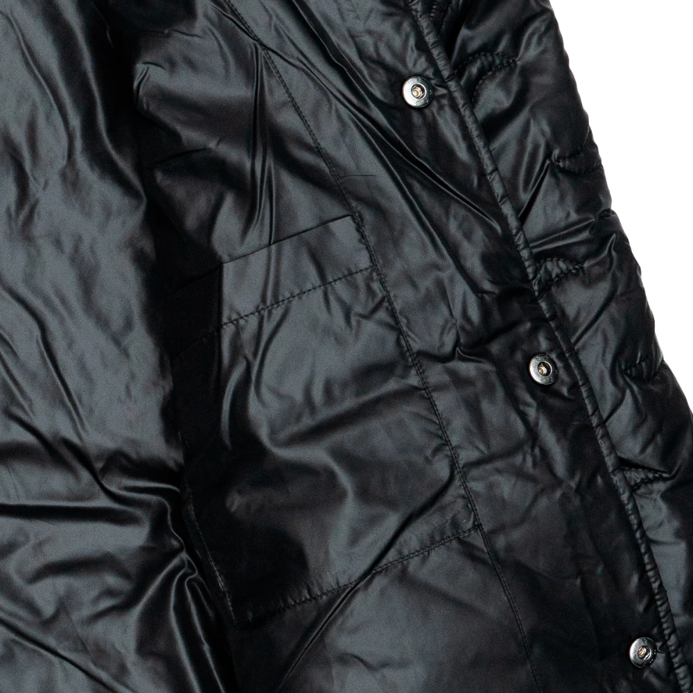 Edwin Gewatteerde Oversize Parka Polyester Jas Black Heren