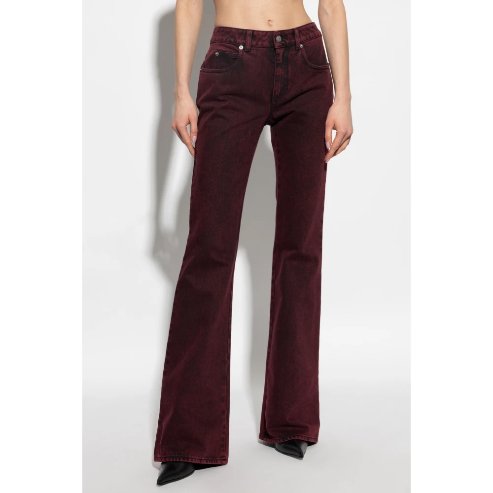 alexander mcqueen Jeans met logo Red Dames