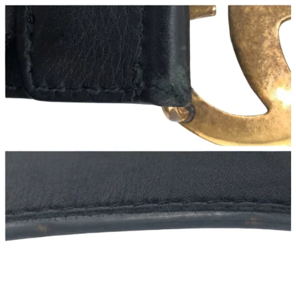 Gucci Vintage Pre-owned Leather belts Black Heren