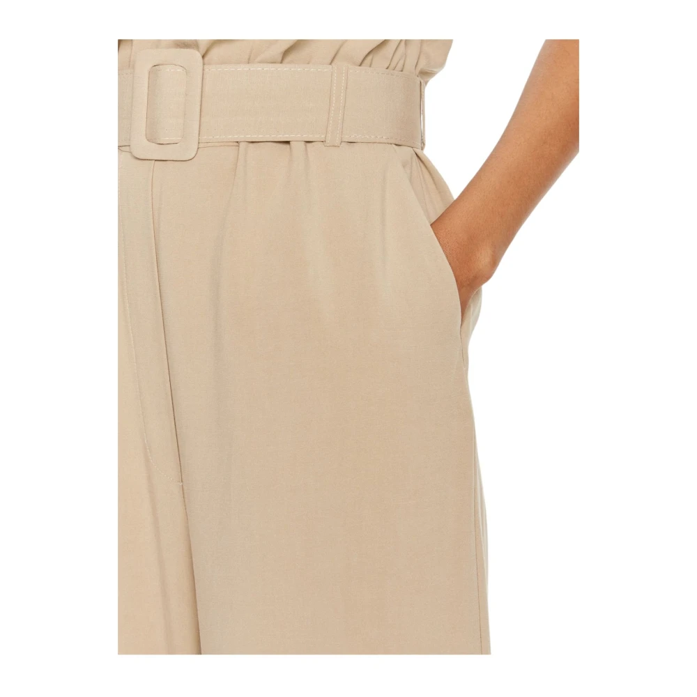 Fracomina Chino Broek Beige Dames
