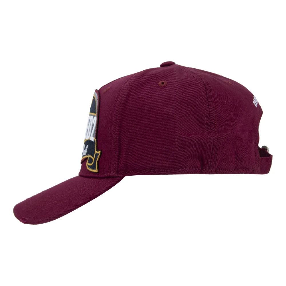 Dsquared2 Baseballpet met gesp sluiting Red Unisex