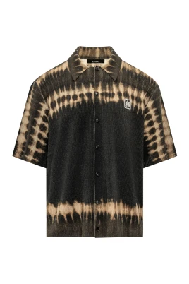 MA Patch Tie-Dye Knit Shirt