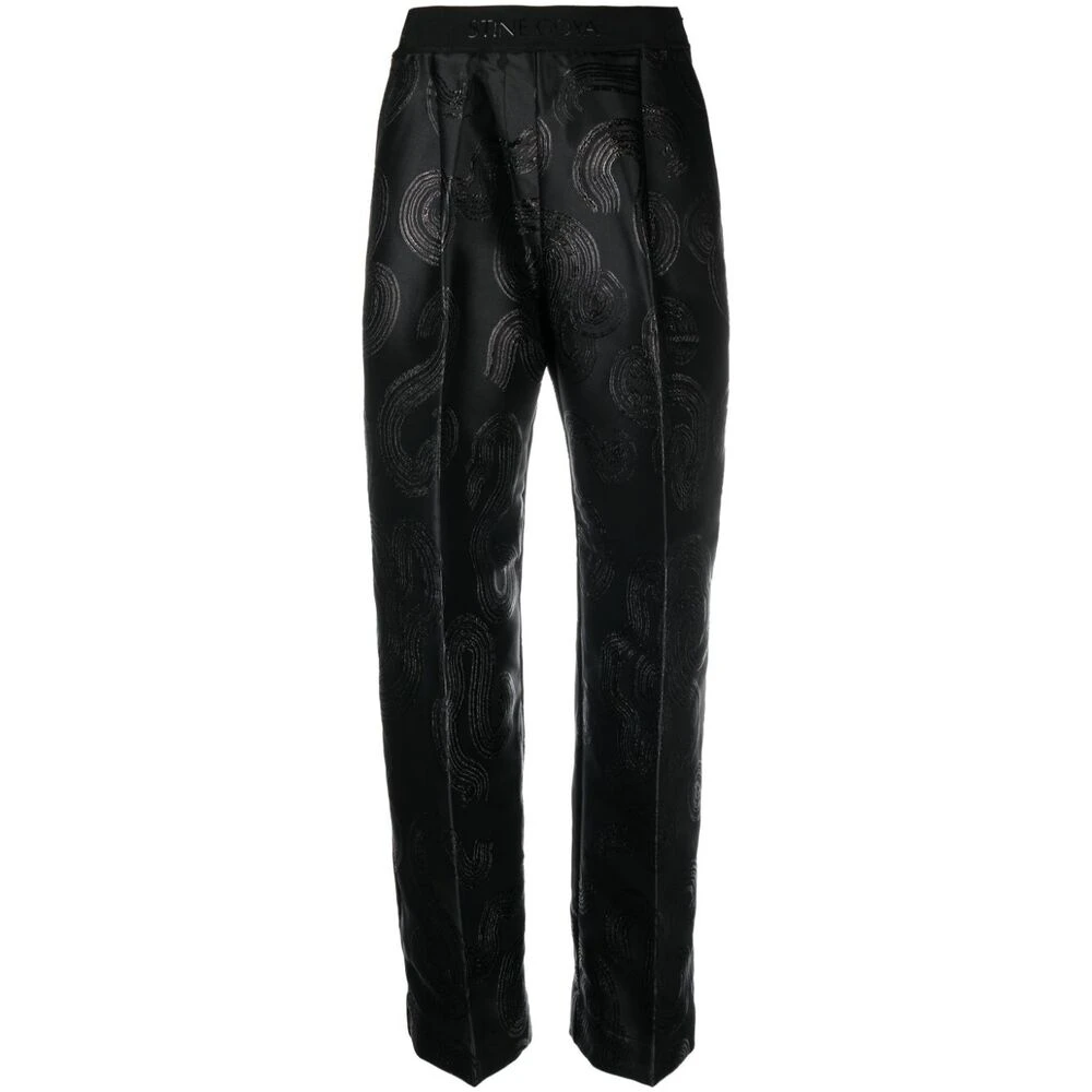 Stine Goya Slim-fit Trousers Black Dames