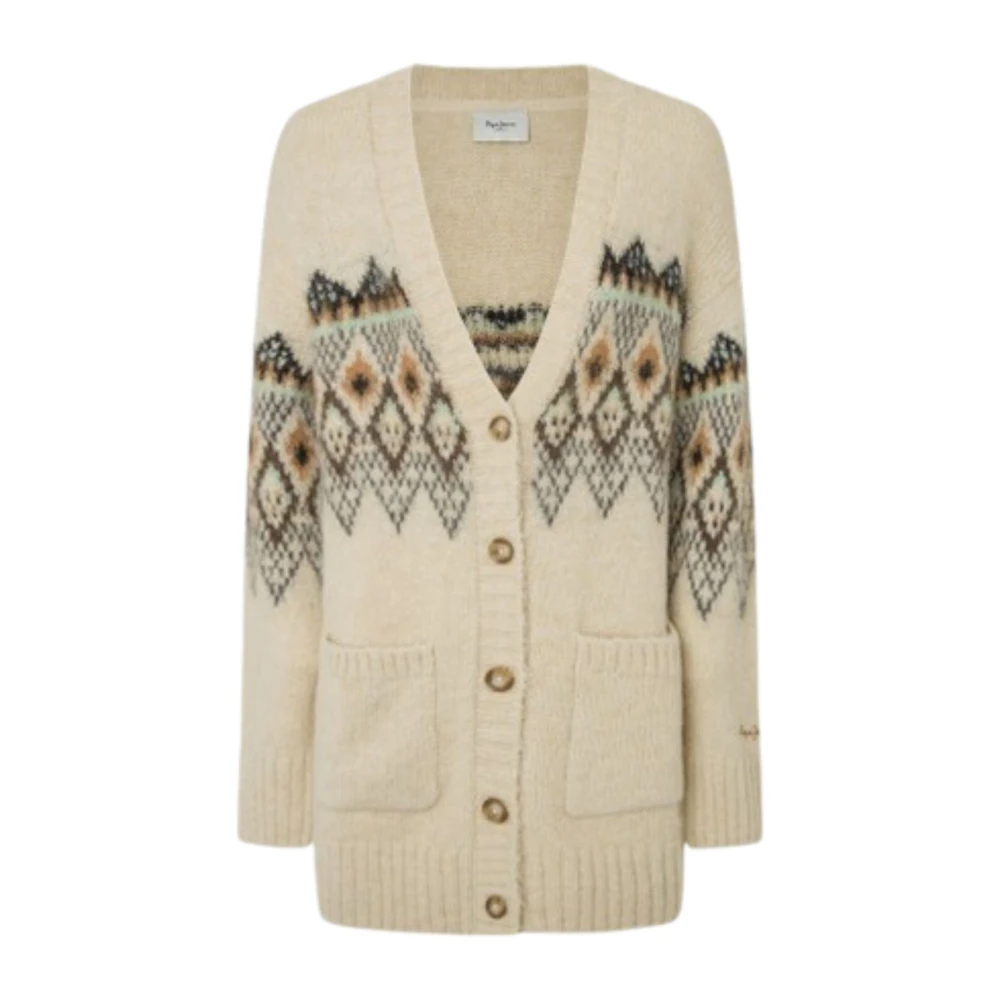 Pepe Jeans Stijlvolle Sweaters Collectie Beige Dames