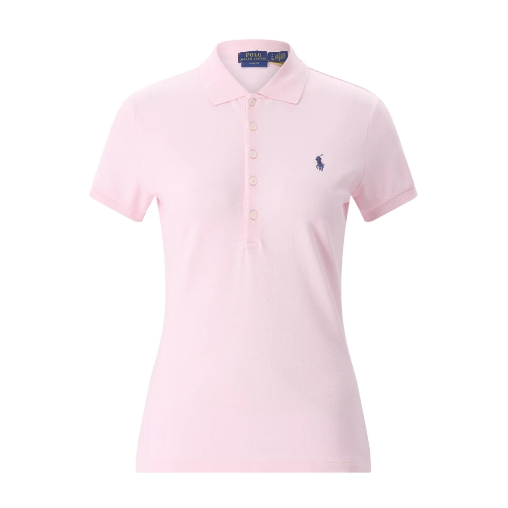 Ralph Lauren Kvinno Rosa Toppar Dam, Xs, Bomull, Polo Shirts