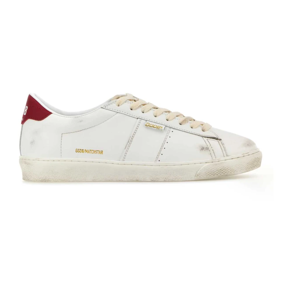 Golden Goose Vita läder Matchstar sneakers White, Herr