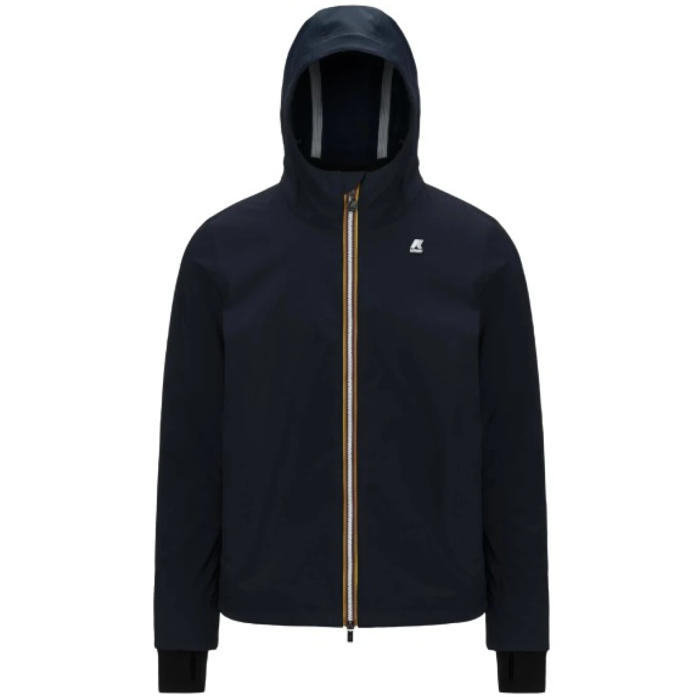 Giubbotto Kway uomo blu scuro Jacko Bonded - Immagine 4