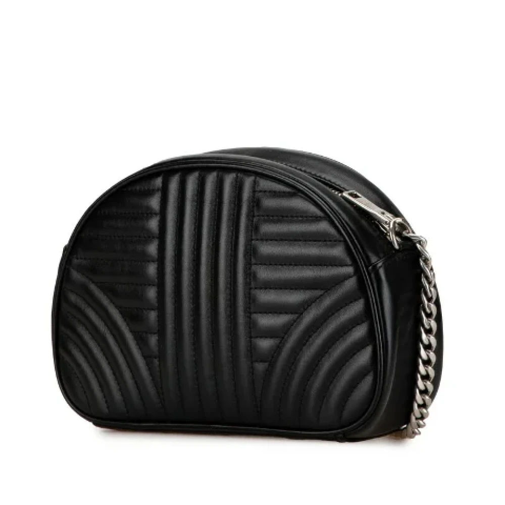 Prada Vintage Pre-owned Leather prada-bags Black Dames