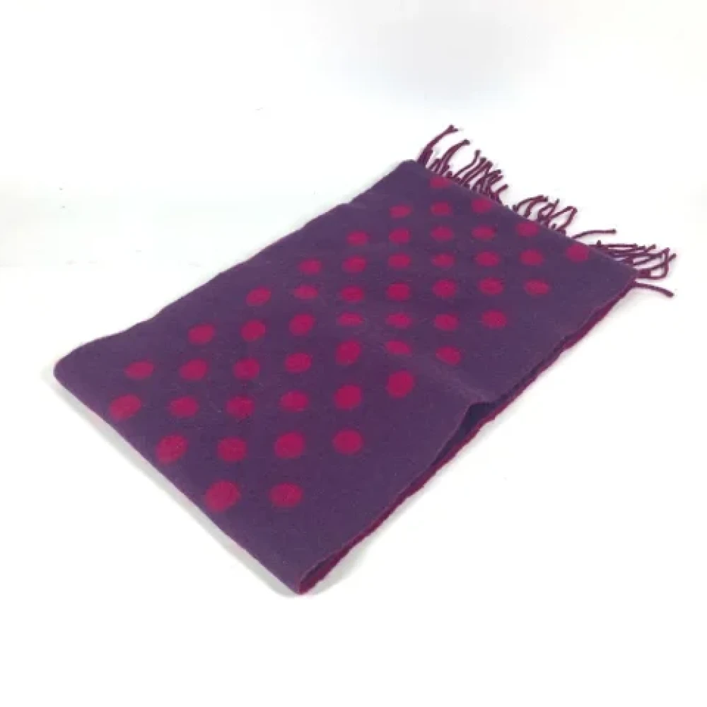 Loewe Pre-owned Wool scarves Pink Dames