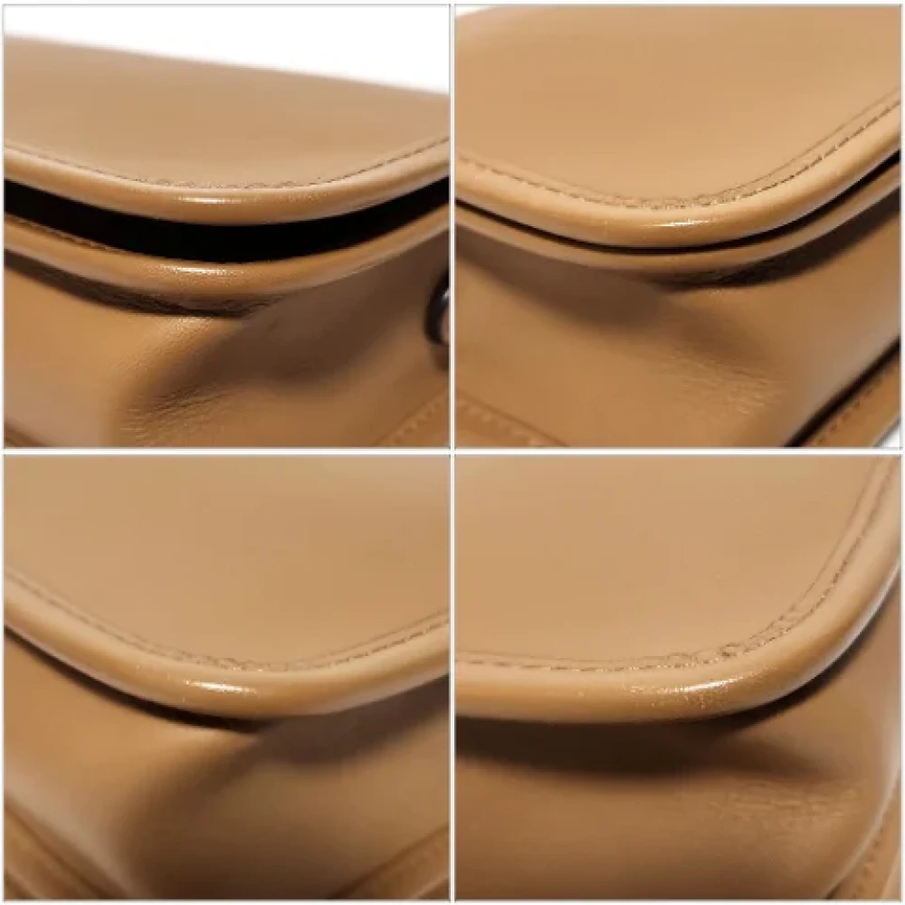 Coach Pre-owned Leather shoulder-bags Brown Dames