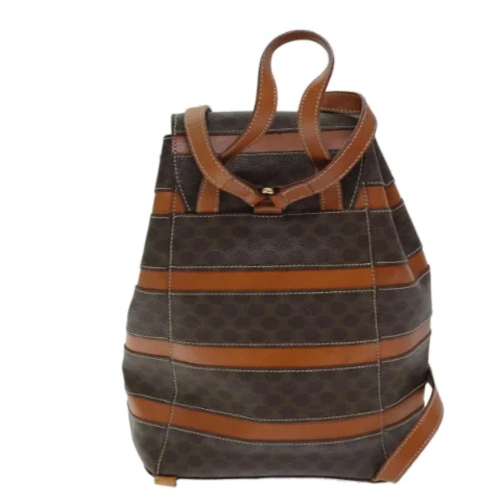 Celine Vintage Pre-owned Leather shoulder-bags Brown Dames