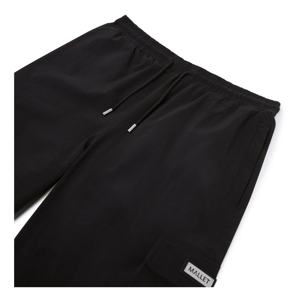 Mallet London Zwarte Ripstop Cargo Broek Black Heren