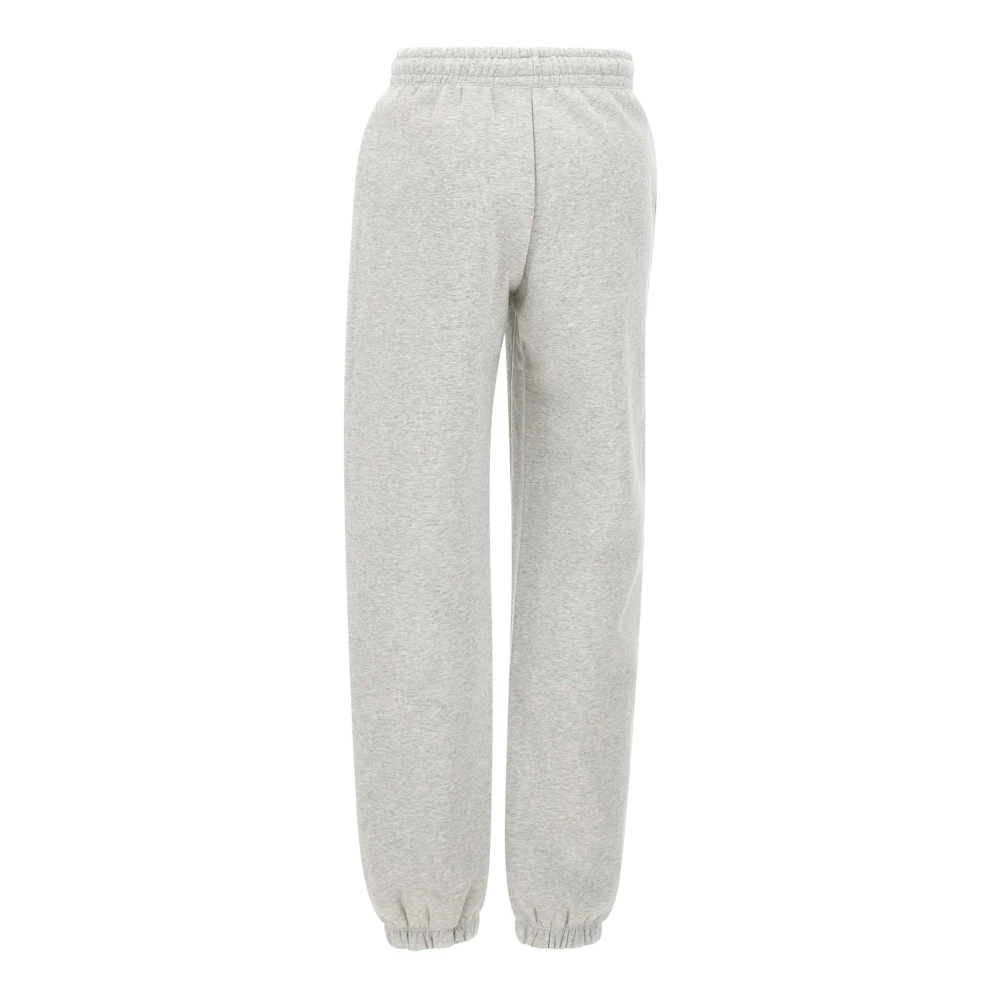 Rotate Birger Christensen Grijze Katoenen Jogger Heavy Broek Gray Dames