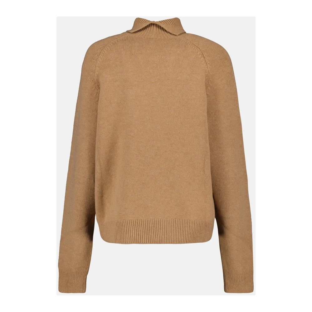 Fendi Kasjmier Coltrui Trui Bruin Brown Dames