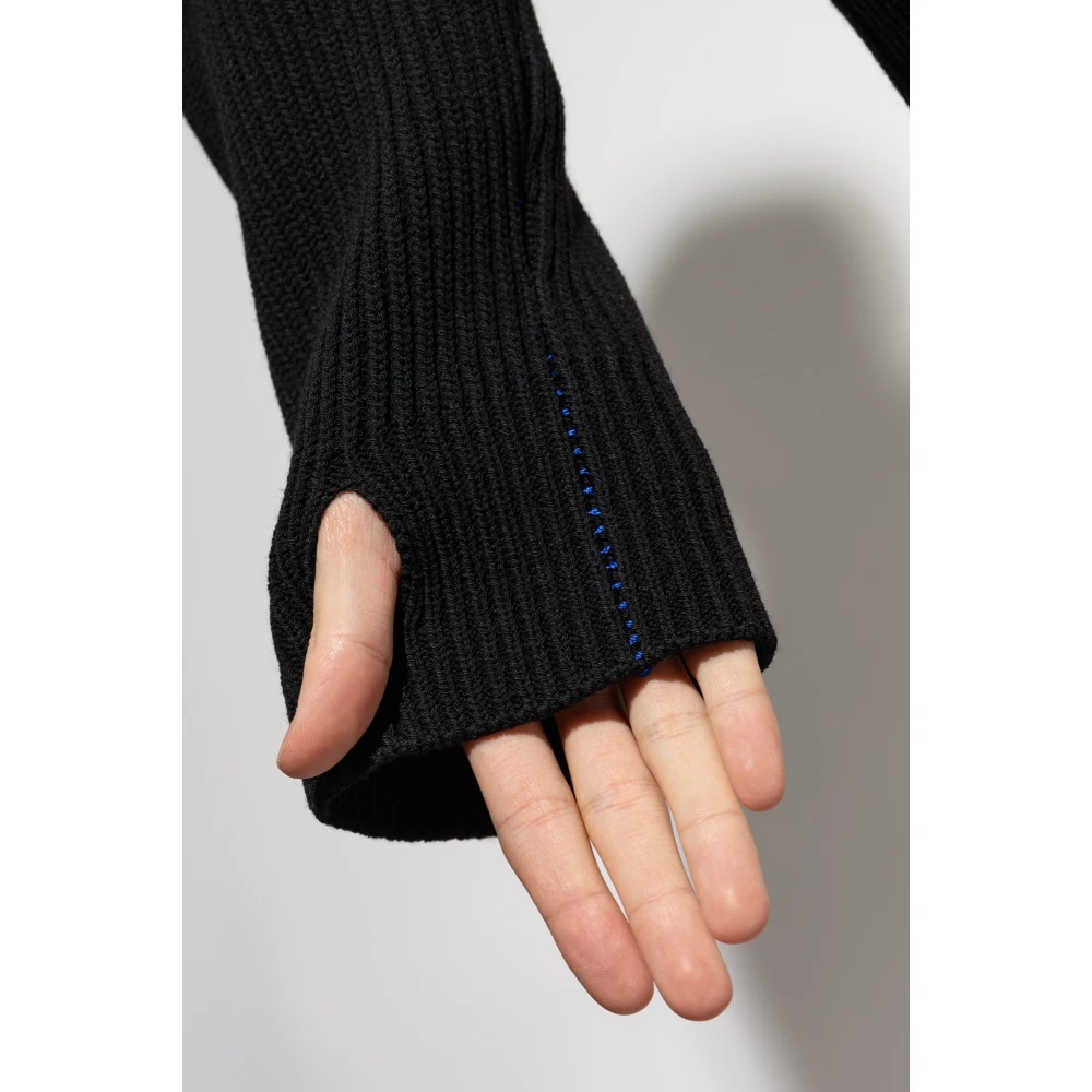 Burberry Wollen vest Black Heren