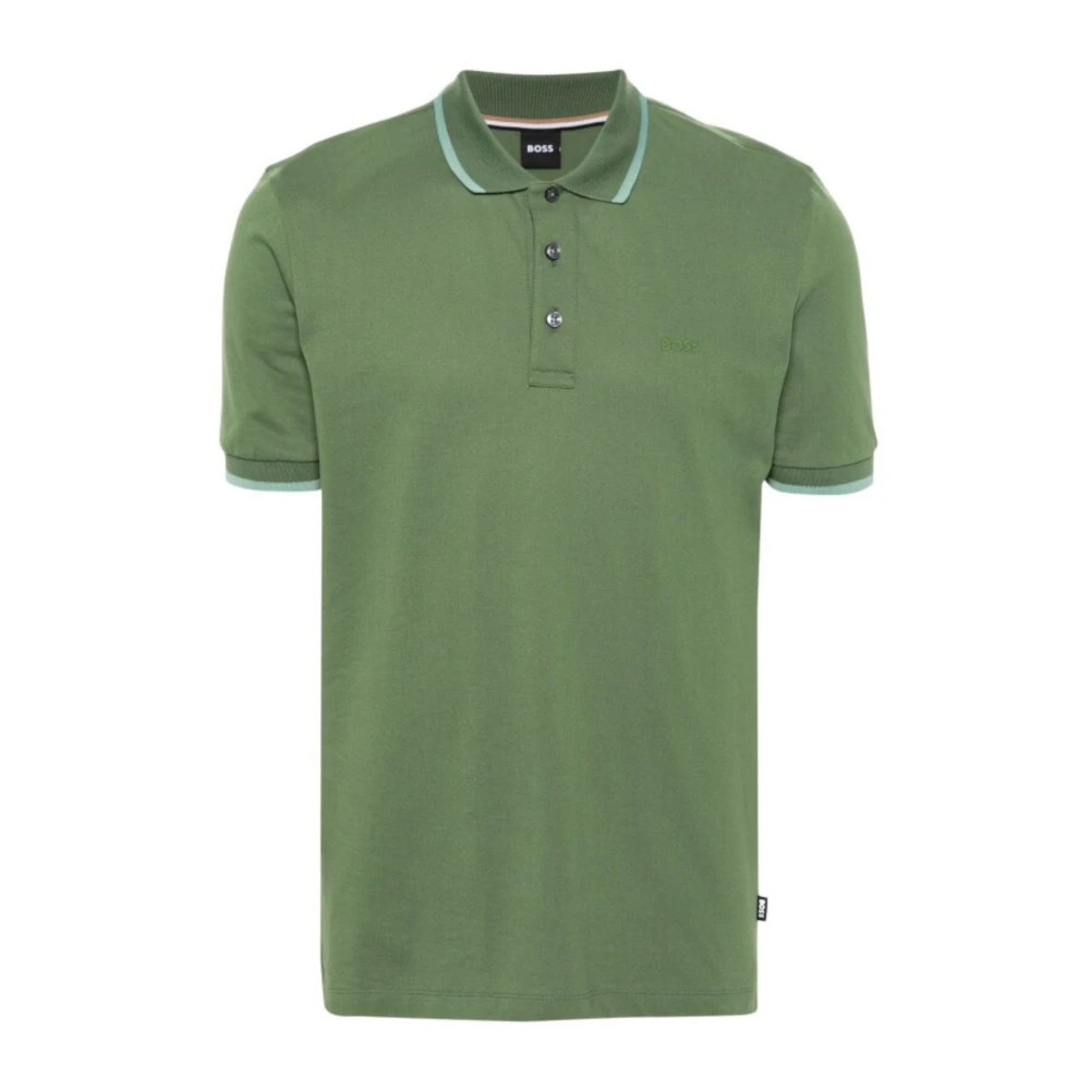 Hugo Boss Parlay 190 Heren Polo Shirt Green Heren