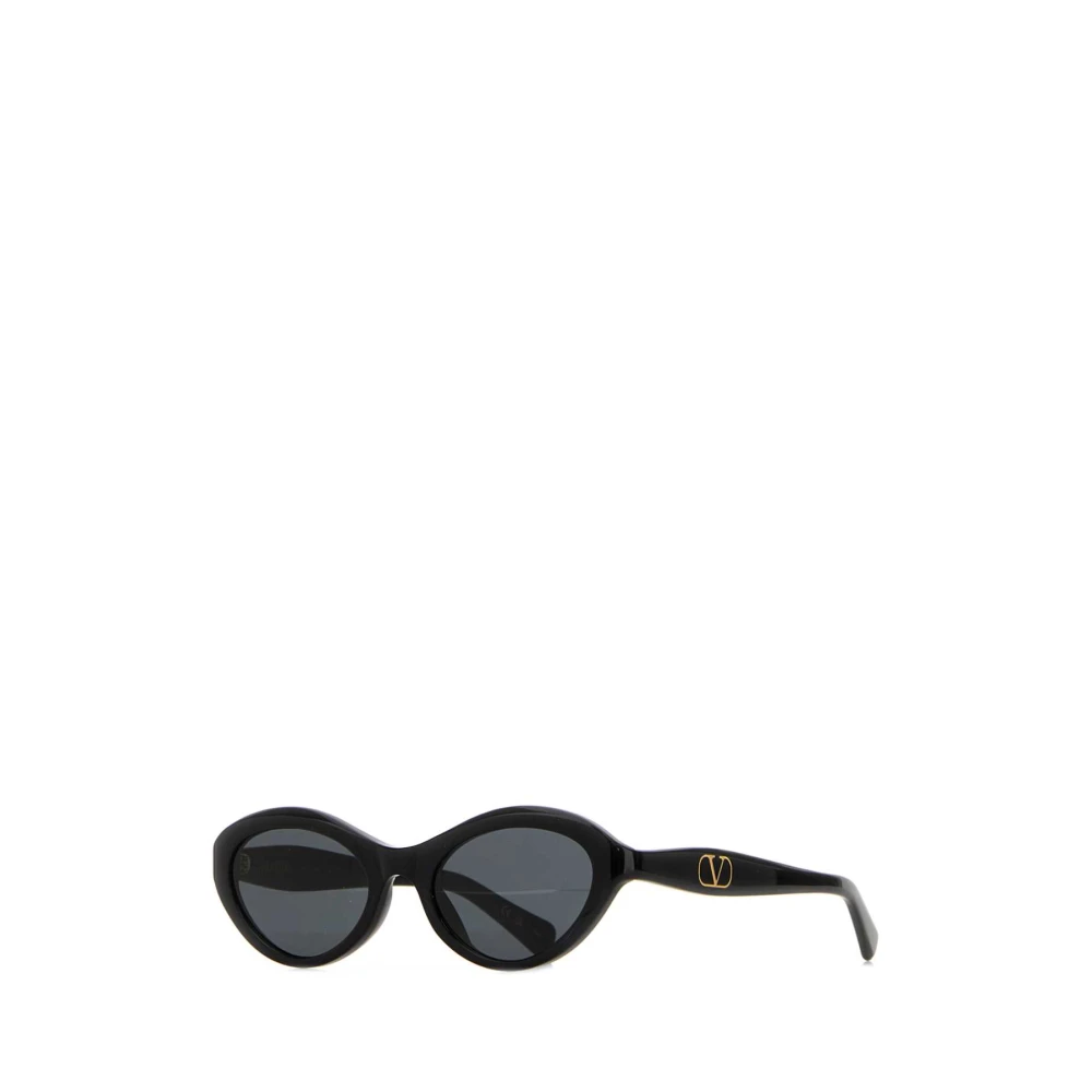 Valentino Garavani Women's Black Sunglasses, One Size, Vlogo Signature Cat-Eye Sunglasses
