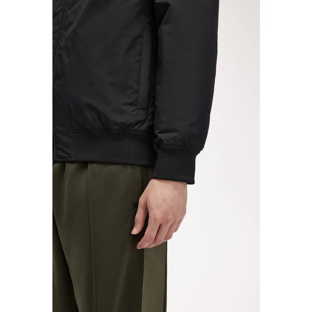 Fred Perry Zwarte Brentham Hoodie Jas Black Heren