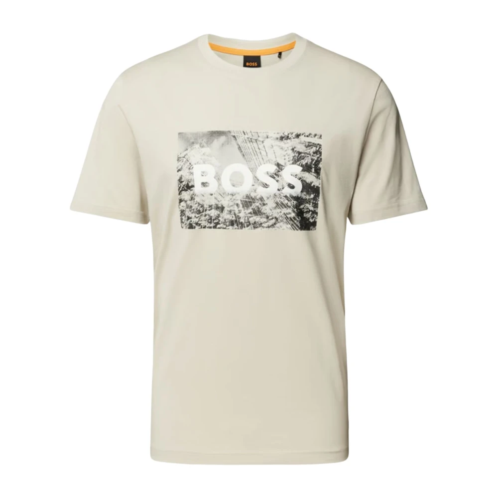 Hugo - Tops > T-Shirts - Beige - Hugo - Modalova