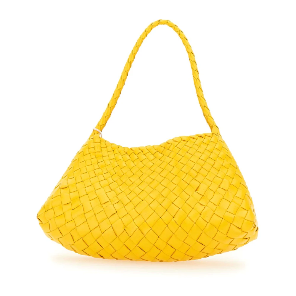 Dragon Diffusion Gele leren handtas Rosanna stijl Yellow Dames
