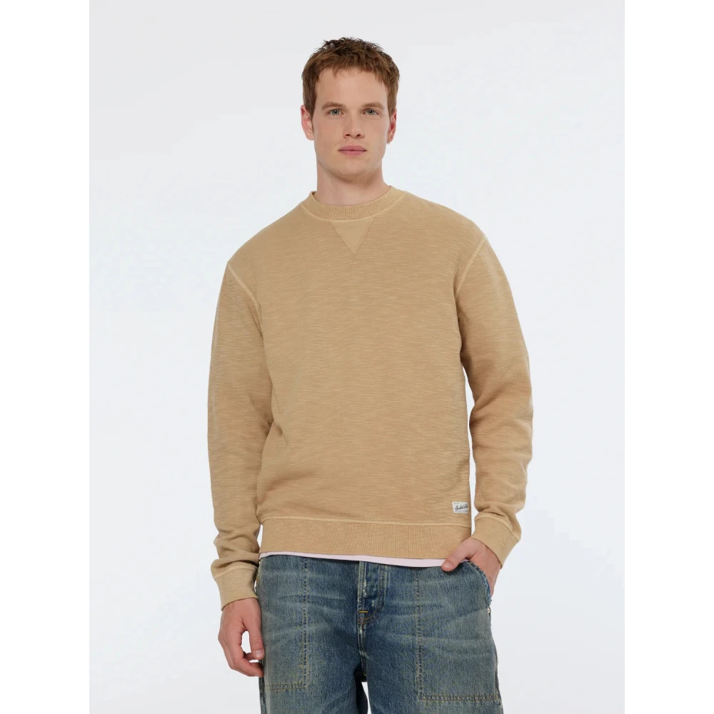 Scotch & Soda Stijlvolle Sweater voor Mannen Beige Heren