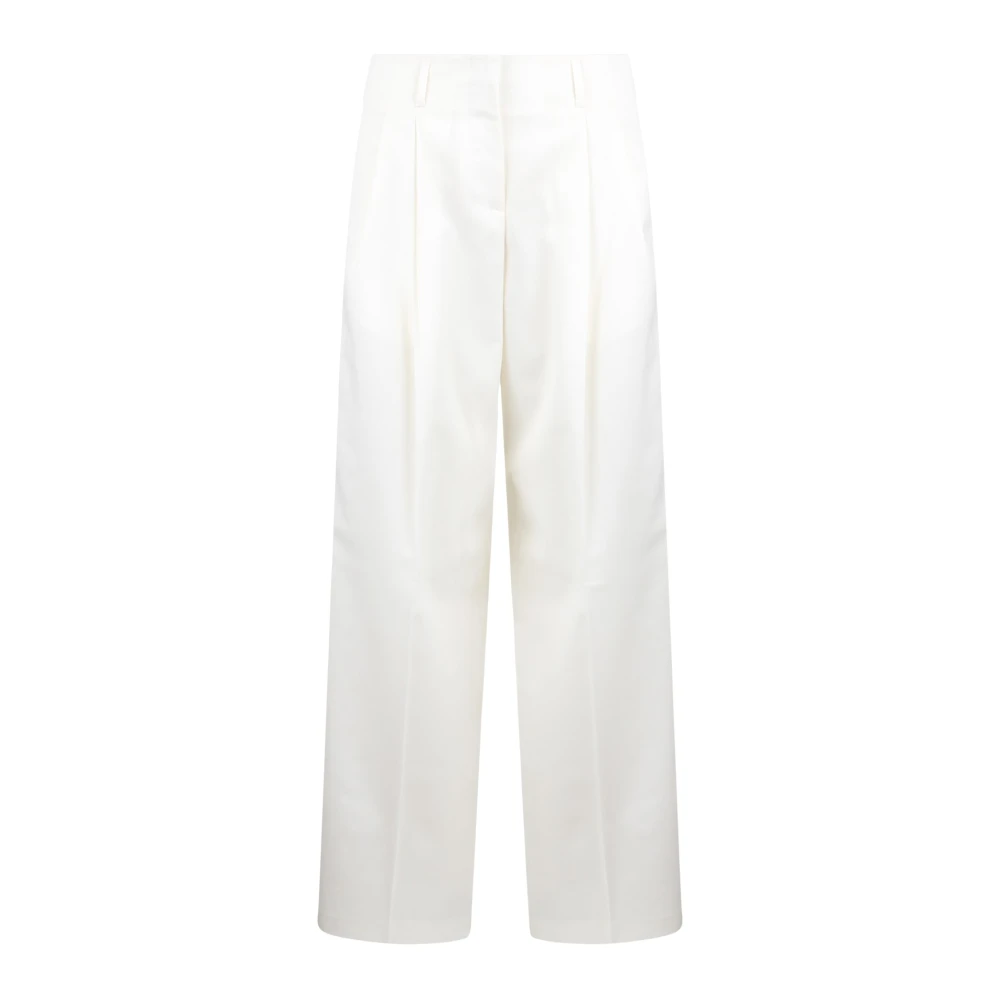 Golden Goose Wollen Blend Flavia Broek Fw24 Stijl White Dames