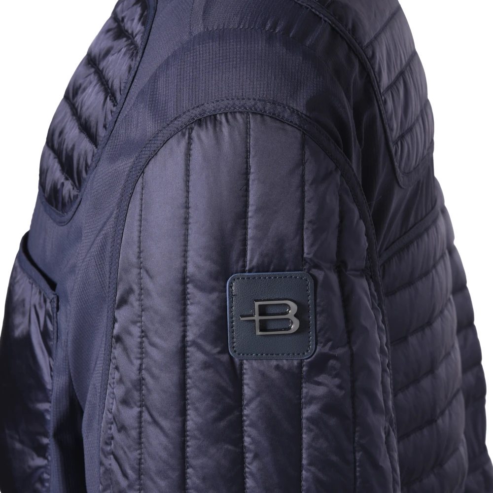 Baldinini Donkerblauwe nylon jas Blue Heren