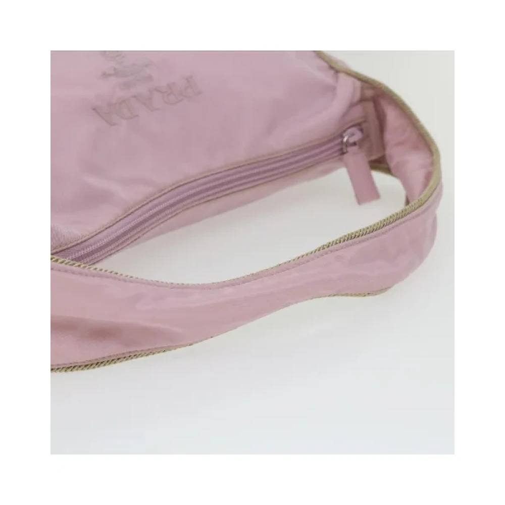 Prada Vintage Pre-owned Nylon prada-bags Pink Dames