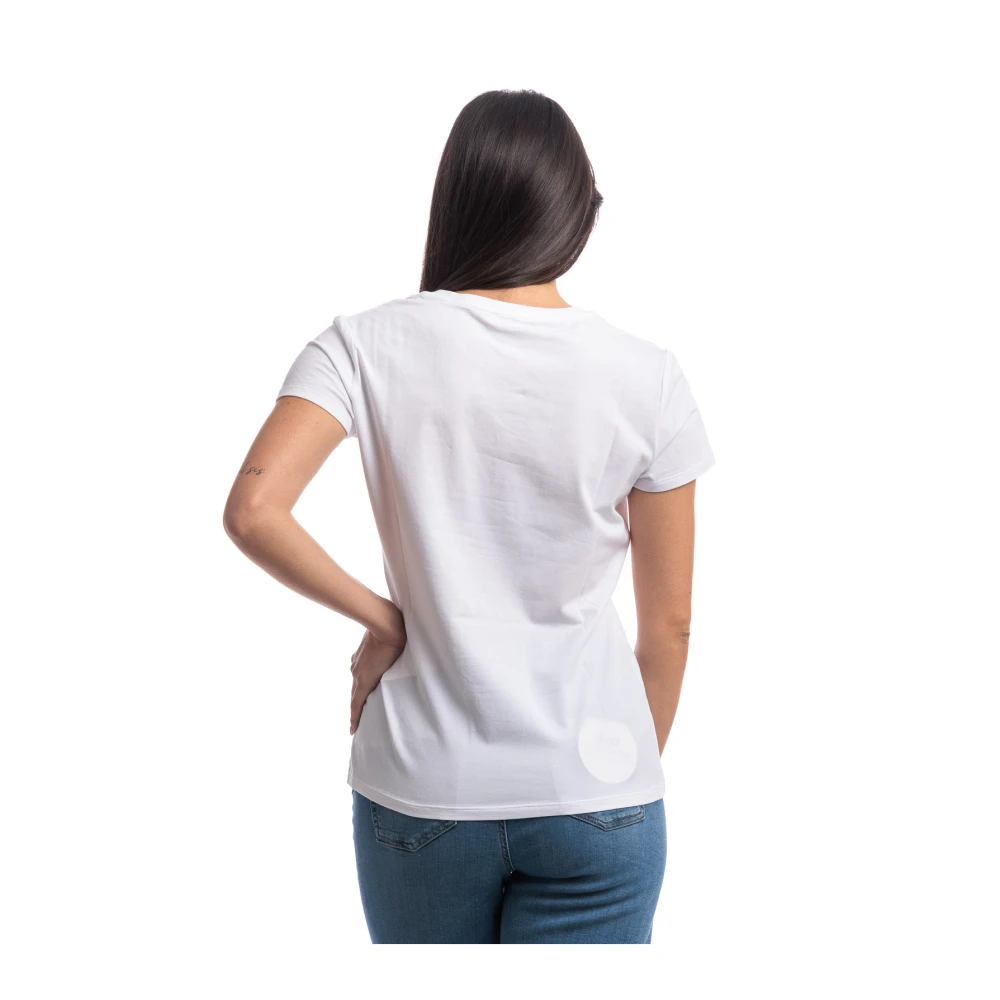 Liu Jo T-shirt met print en applicaties White Dames