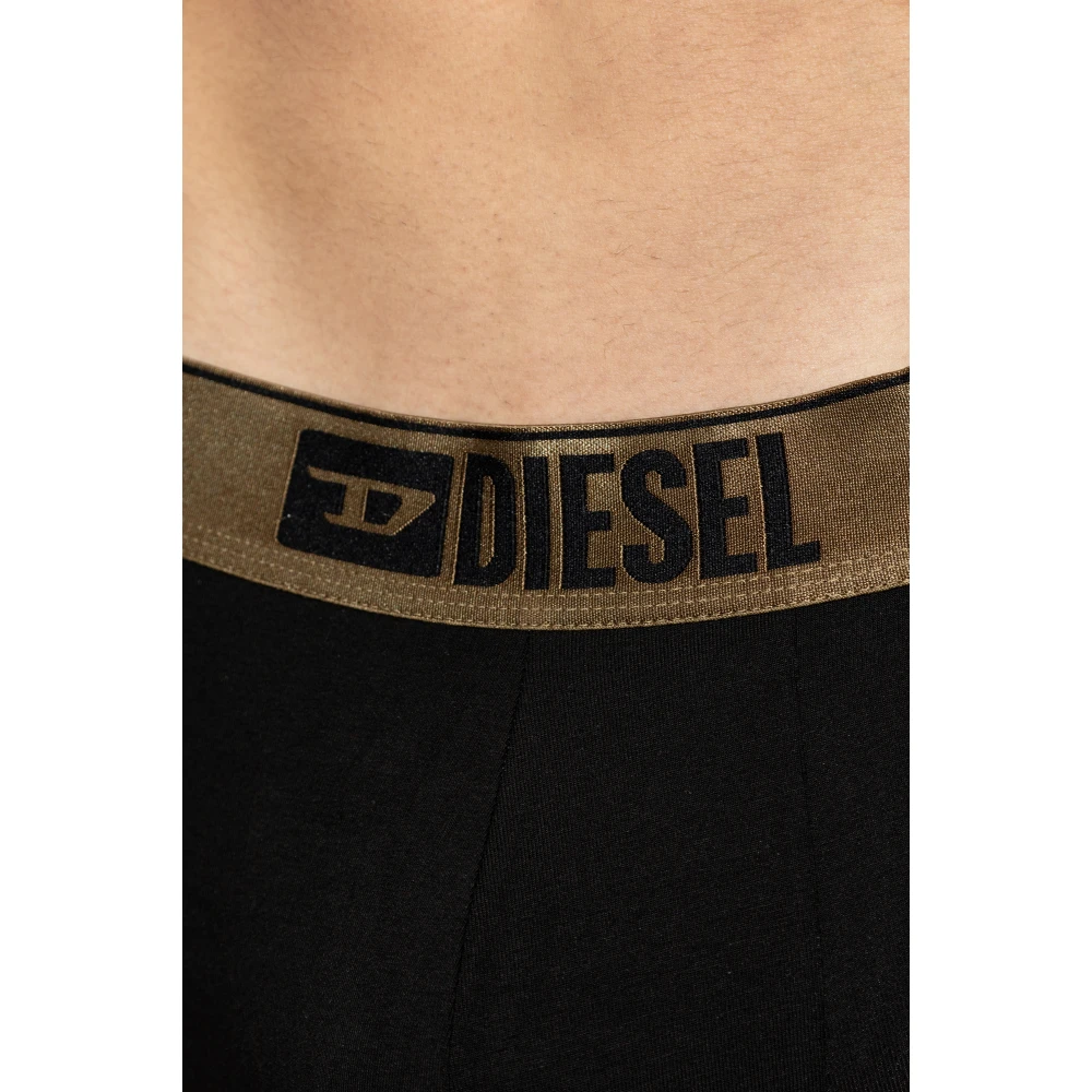 Diesel Driepak boxershorts Damien-Gft-3Pack Black Heren