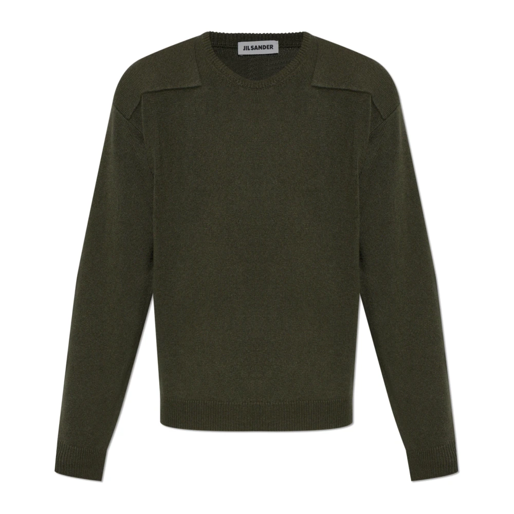 Jil Sander Uomo Verde - Maglione In Lana - Knitwear - L