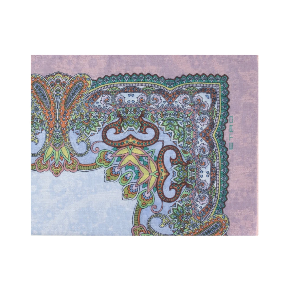 ETRO Sjaal met paisley-motief zacht materiaal Pink Dames