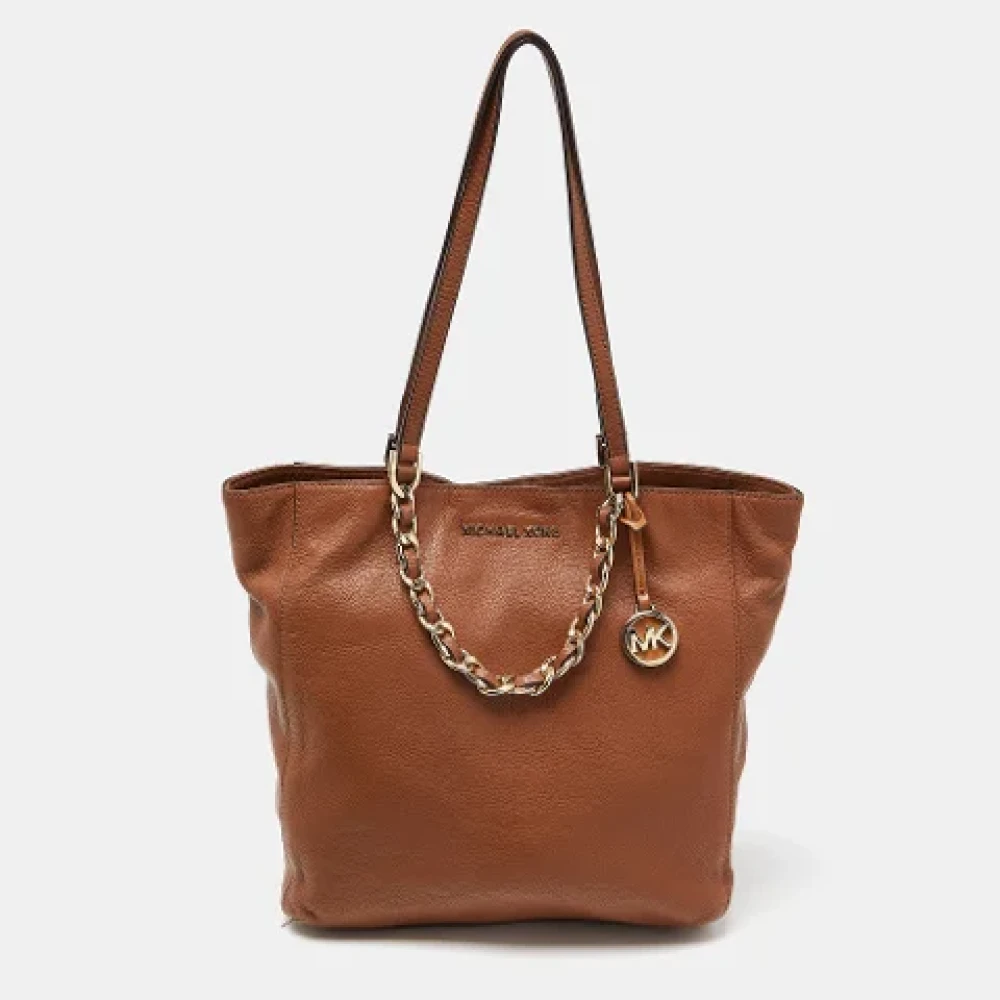 Michael Kors Pre-owned Leather totes Brown Dames